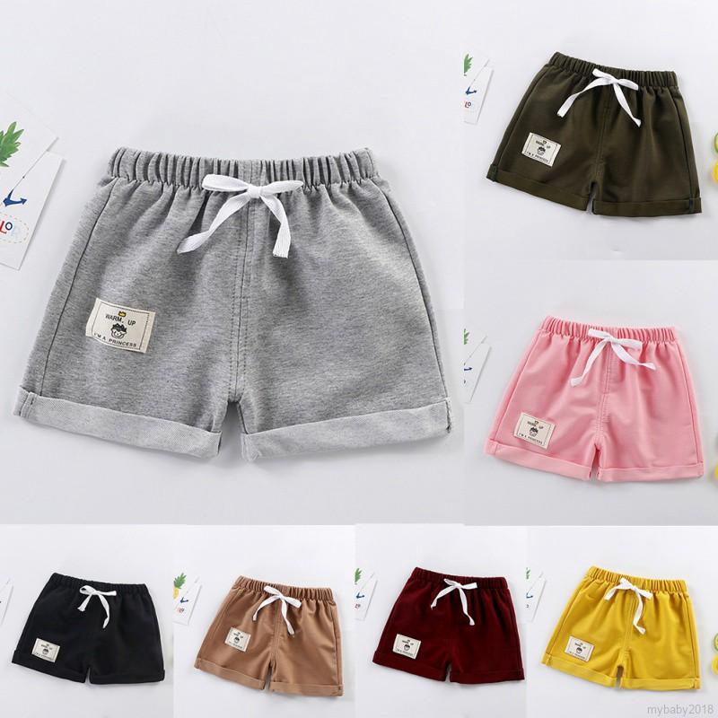 Quần Short Cotton Thể Thao Cho Bé 1-5 Tuổi