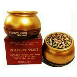 Kem Dưỡng Tái Tạo , Trắng Da Bergamo Intensive Snake Wrinkle Care Cream 50G