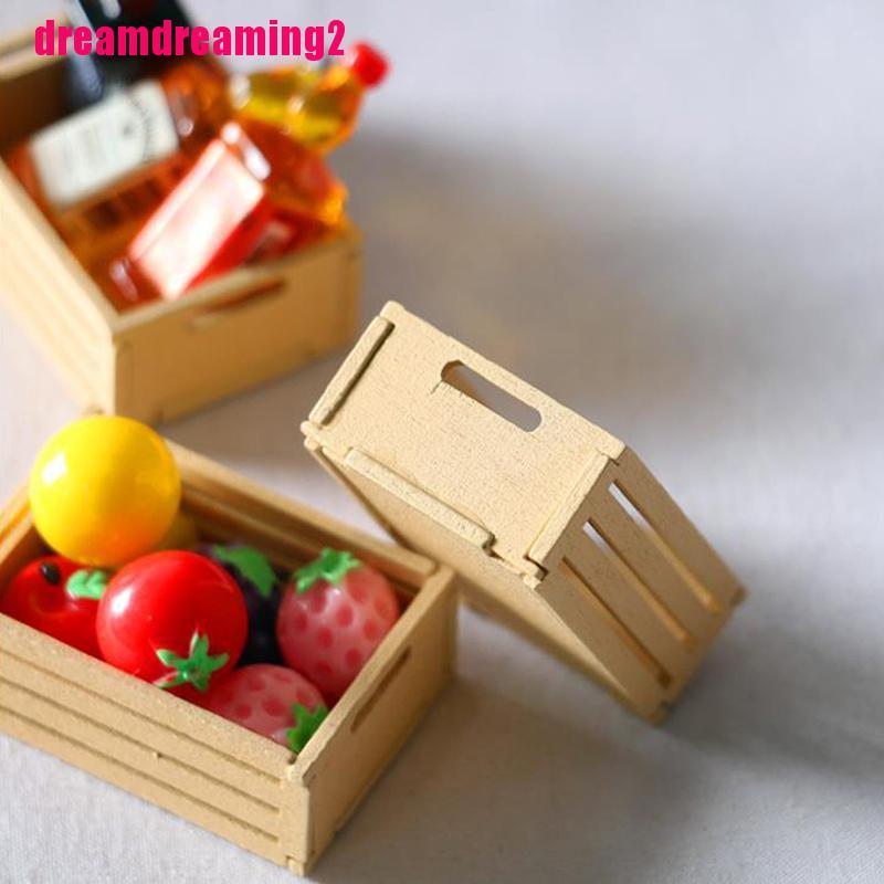 Khay Gỗ Mô Hình Tỉ Lệ 1 / 12 Tiện Dụng