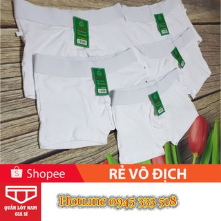Bộ 5 quần boxer nam - Trắng tinh