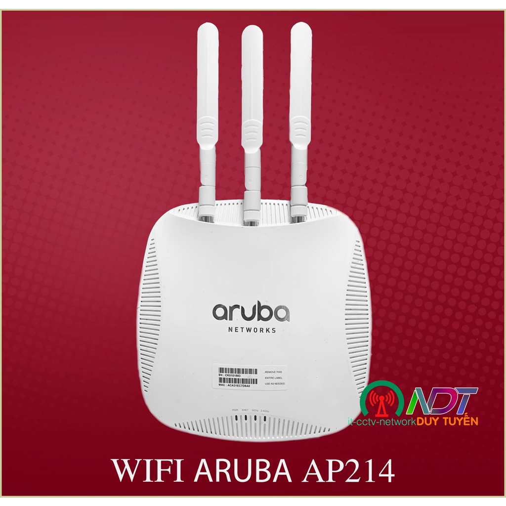 ✅ Aruba IAP214 Bộ Phát Wifi Chuyên Dụng - Anten Rời - Roaming - Mesh 🍁