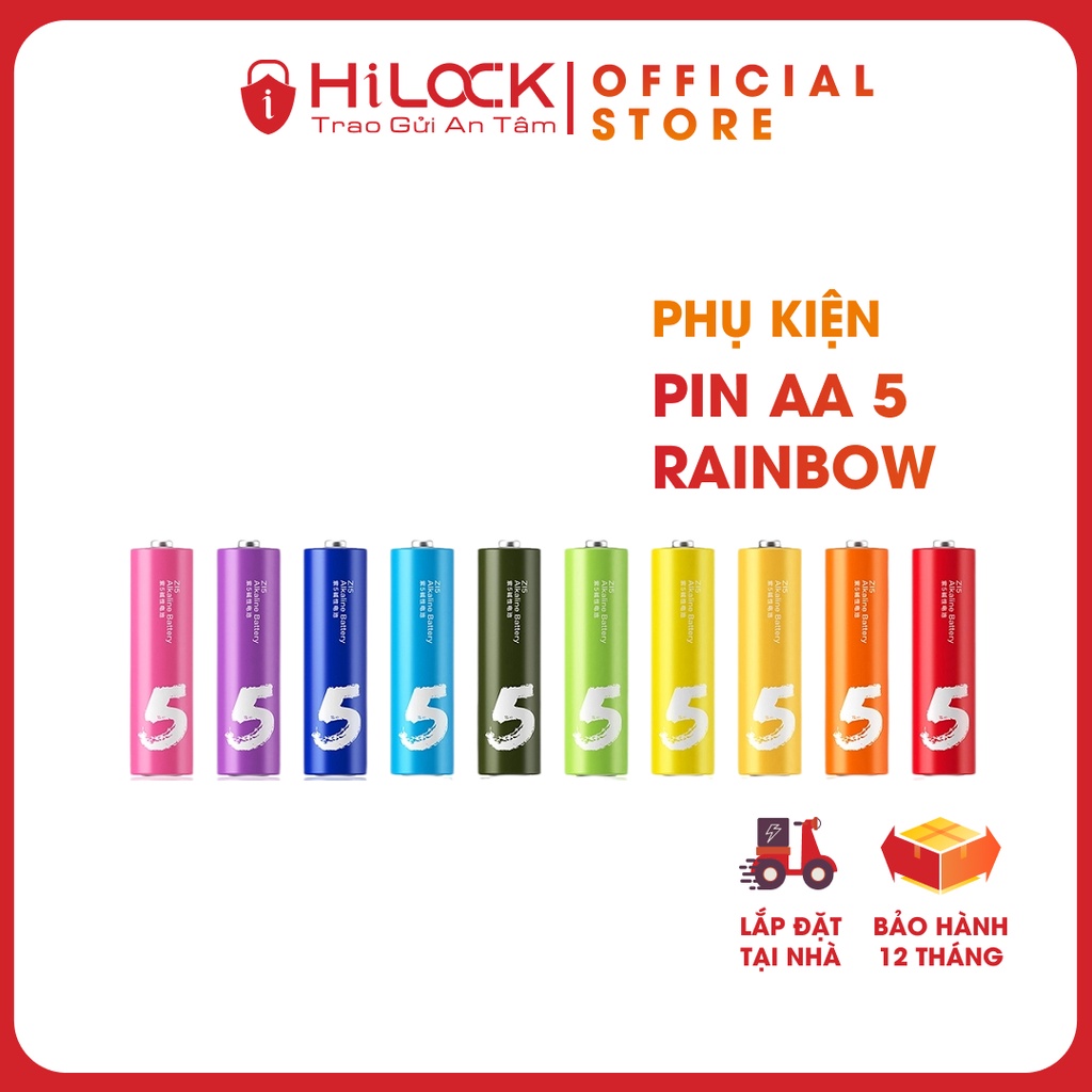 Pin tiểu AA số 5 Rainbow