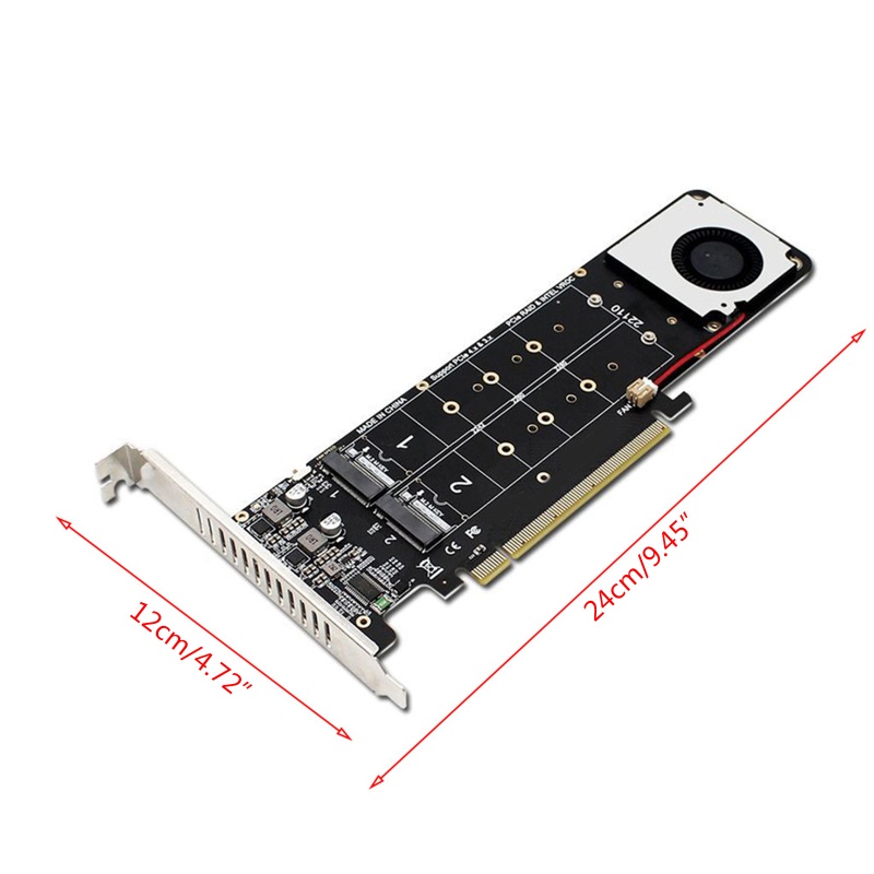 Card Mở Rộng 14000Mb / s NVME Cho M.2 NVME Key Sang PCIE 4.0 X16 RAID 0