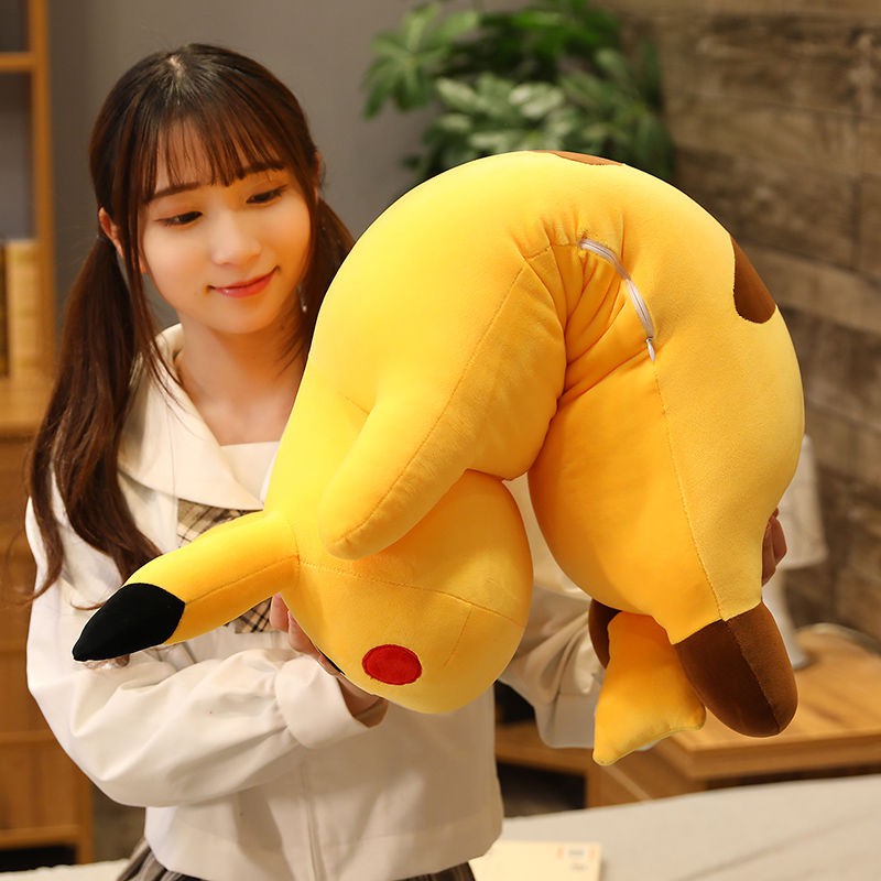 Gối Ôm Hình Pikachu Nhồi Bông Ngộ Nghĩnh Đáng Yêu