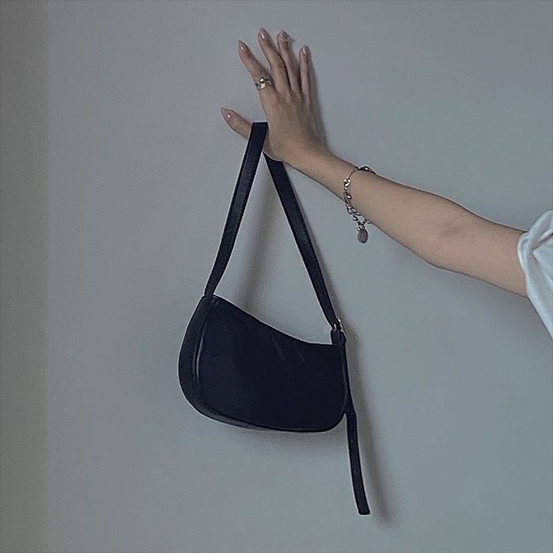 Ielgy Túi đeo dưới cánh tay Thiết Kế Đơn Giản Thời Trang Cao Cấp Dễ Phối Đồ Cho Nữ