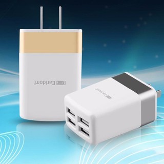 CỐC SẠC EARLDOM 2.4A ES-166( 4 CỔNG SẠC USB)