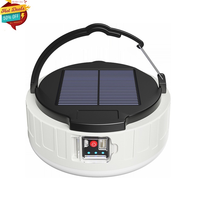 Bóng Đèn Led 400w 800Lm Ipx4 Sử Dụng Năng Lượng Mặt Trời Có Thể Sạc Lại