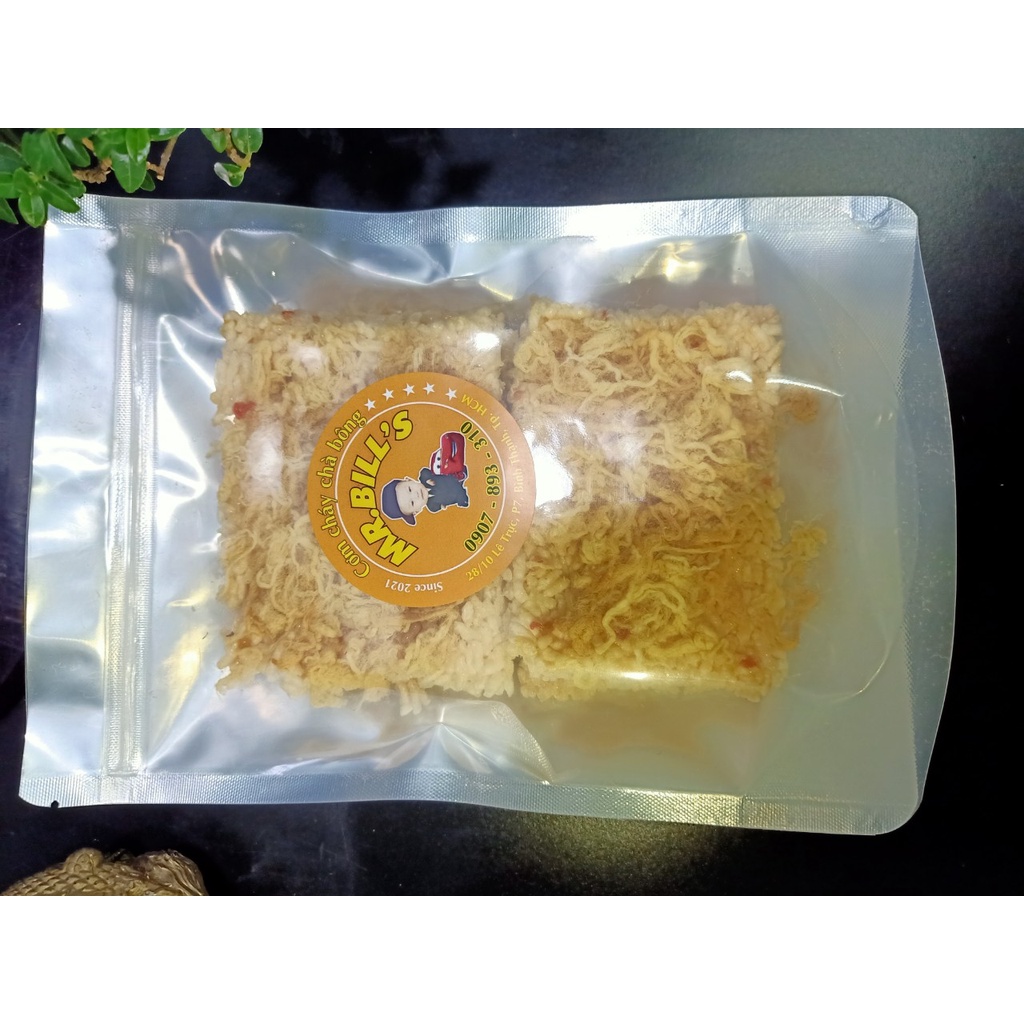 Cơm cháy tươi chà bông tươi ăn liền MrBill's giòn tan thơm phức