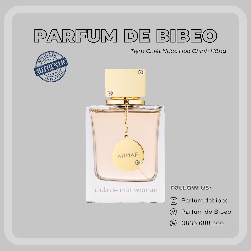 Parfum de Bibeo-Nước hoa thử Club de nuit Women