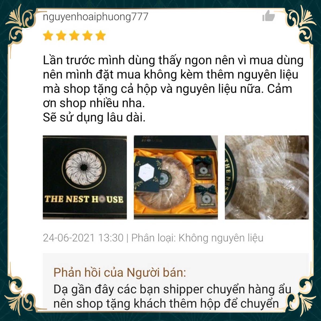 Tổ yến sào tinh chế sợi ngắn nguyên chất - Yến sào Nha Trang Khánh Hoà The Nest House | BigBuy360 - bigbuy360.vn