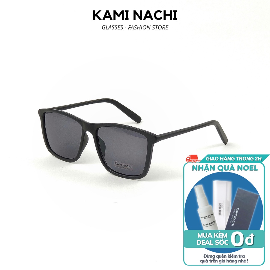 Kính mát chữ V thời trang KAMI NACHI, tròng kính chống lóa, chống chói, phong cách Unisex KMATV - MAT [CHỐNG UV400]