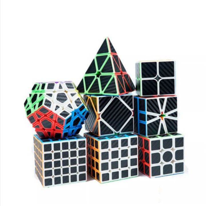 Bộ Sưu Tập Rubik Carbon MoYu MeiLong Pyraminx Megaminx Skewb Square-1 SQ1 Tam Giác 12 Mặt Rubik rèn luyện tư duy.