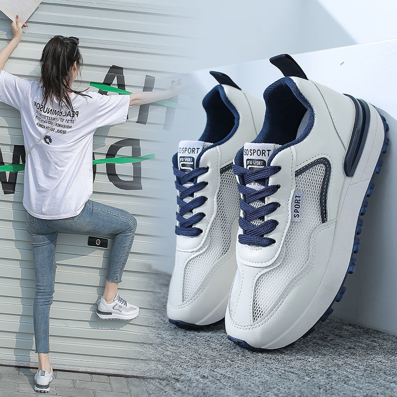 ❁♘Forrest Gump Shoes 2021 mới hợp thời trang giày mùa xuân và hè cho nữ sinh tất cả các trận đấu trắng phong cách