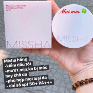 Phấn nước Misha hồng(misha Magic Cushion lasting)