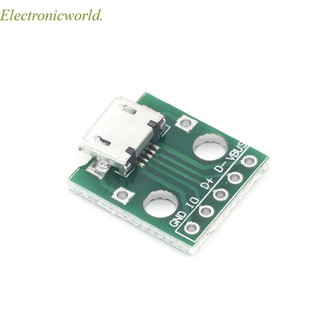 Bảng mạch chuyển đổi micro usb sang dip 5pin b type pcb usb-01