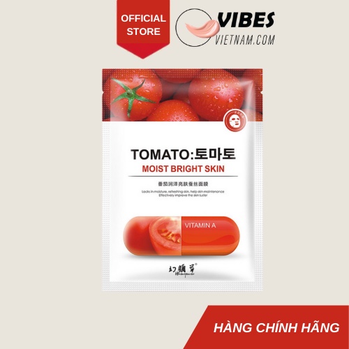 Mặt nạ giấy cà chua - Cung cấp collagen chống lão hóa phục hồi tái tạo làm đều màu da vibesvietnam