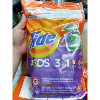 Viên giặt Tide Pods 3 in 1- hàng Mỹ xịn xò, túi 42 viên thumbnail