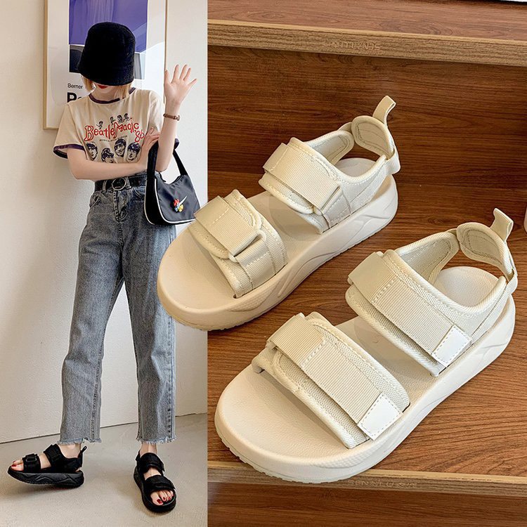 Sandal nữ thời trang 2 quai đế cao 3cm Conichiii