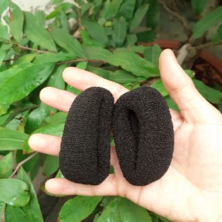 Sỉ 30 dây cột tóc trơn màu đen giản nhiều (bản 2cm-3cm)