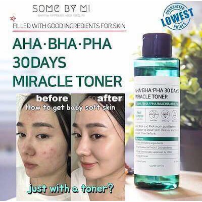 Toner AHA – BHA – PHA 30 Days Miracle Toner