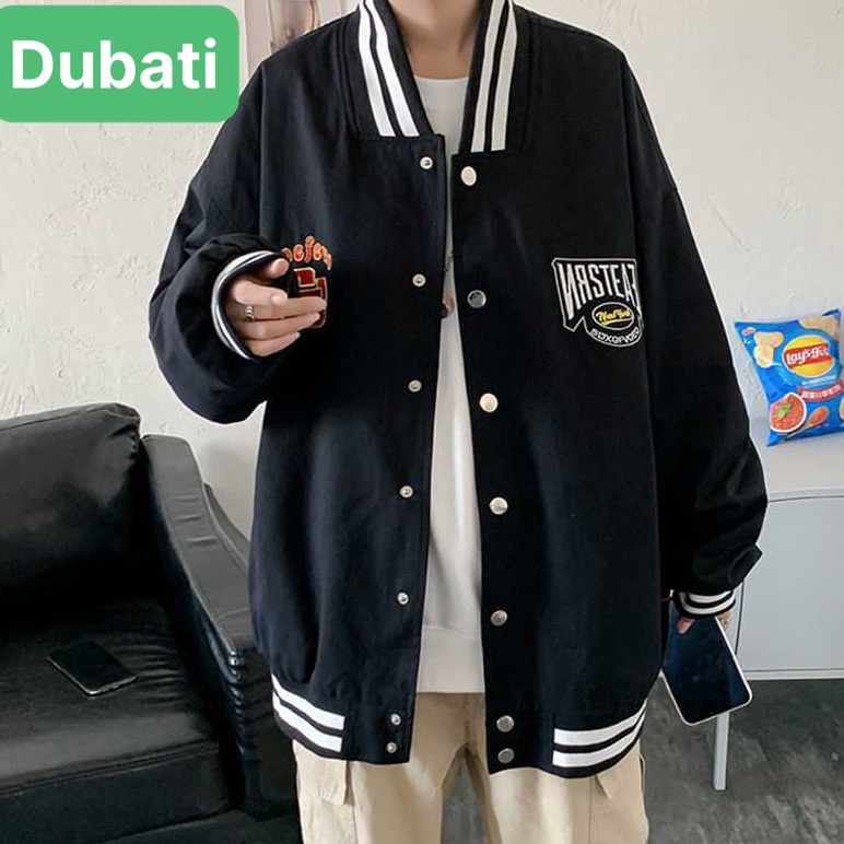 ÁO KHOÁC BOMBER NAM NỮ PHONG CÁCH BÓNG CHÀY THỜI TRANG LOGO THÊU- DUBATI FASHION
