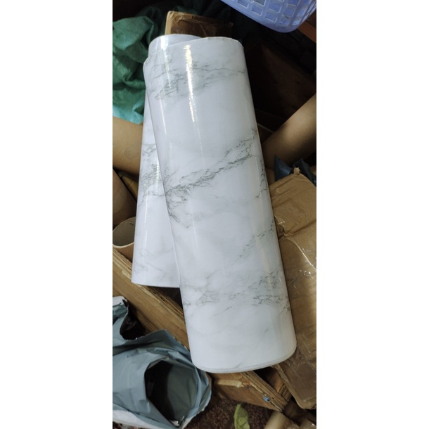 Giấy dán tường ĐÁ HOA CƯƠNG khổ rộng 40cm có sẵn keo