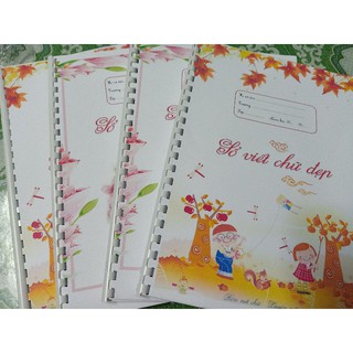 (Cuốn 50 tờ) Sổ viết chữ đẹp/ Sổ luyện chữ đẹp