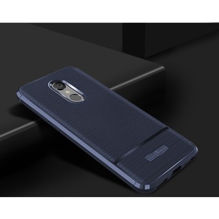 Ốp chống sốc Xiaomi Redmi 5 và Redmi 5 Plus vân da xanh