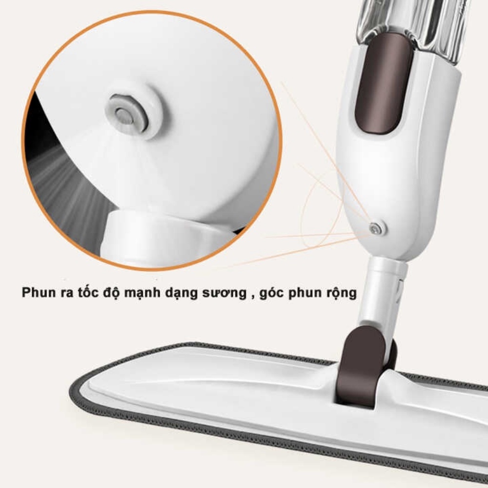 Chổi Lau Nhà Kèm Bình Phun Sương, Cây Lau Nhà Sát Khuẩn Thông Minh Lau Cực Sạch