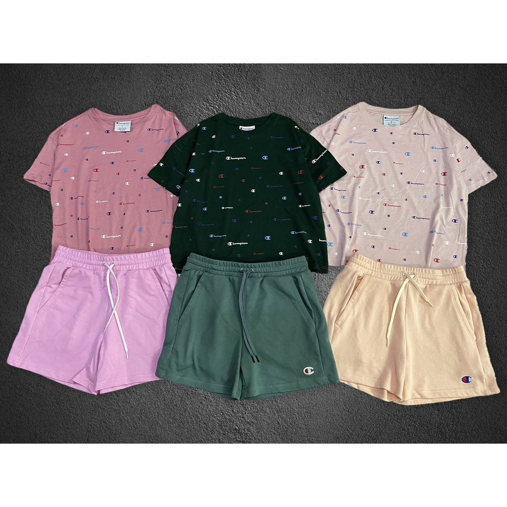 Bộ cộc tay 100% cotton Champion Nữ từ 45-65kg