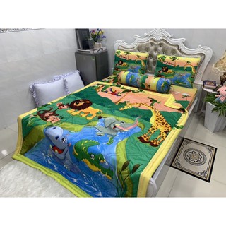 Drap thun lạnh 5D cao cấp mẫu bé