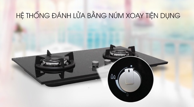 Bếp gas âm Electrolux EGT7627CK Chính Hãng Mới 100% +Tặng dây gas- Bảo Hành 12 tháng
