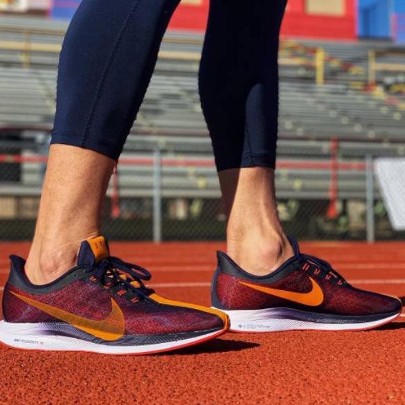Giày Sneaker Zoom Pegasus 35 Turbo 2.0 Blackened Blue/Orange Peel