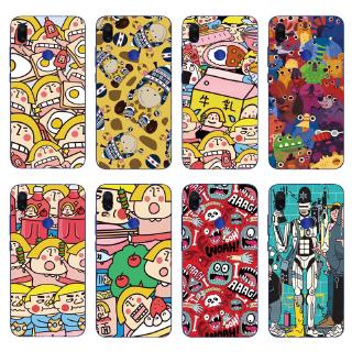 Ốp điện thoại in hình robot hoạt hình cho Xiaomi Redmi 7 S2 / Note 7 6 5 Pro