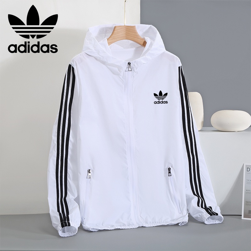 Adidas Áo Khoác Bomber Thể Thao Siêu Nhẹ Thoáng Khí Thời Trang Cho Nam Nữ
