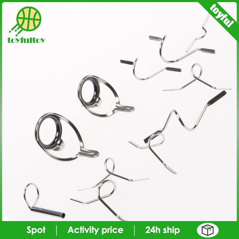 Set 11 Phụ Kiện Vòng Gắn Cần Câu Cá 4-6WT DIY