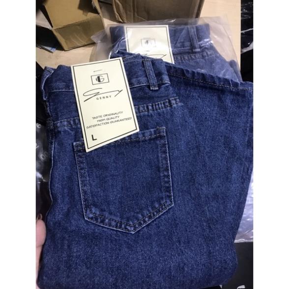 HOT CHÂN VÁY JEANS DÀI SUÔNG COTTON XẺ 1 Bên HÔNG -ẢNH THẬT