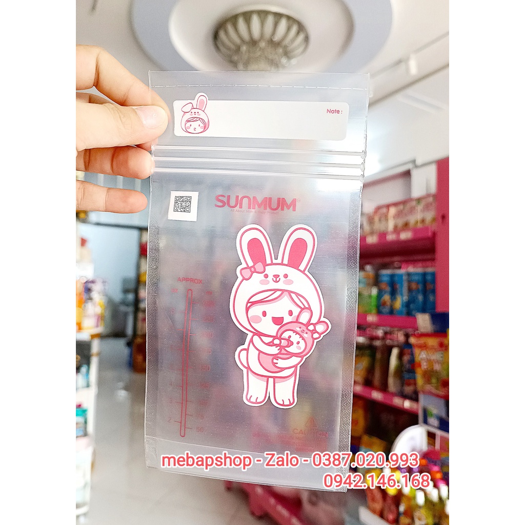 TÚI TRỮ SỮA SUNMUM 50 MIẾNG 250ML