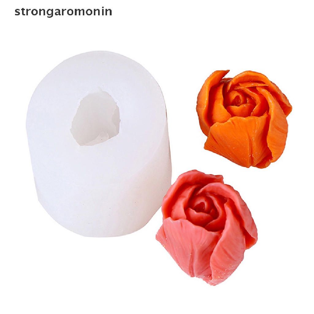 Khuôn Silicone Làm Xà Phòng / Nến Hình Hoa 3D DIY