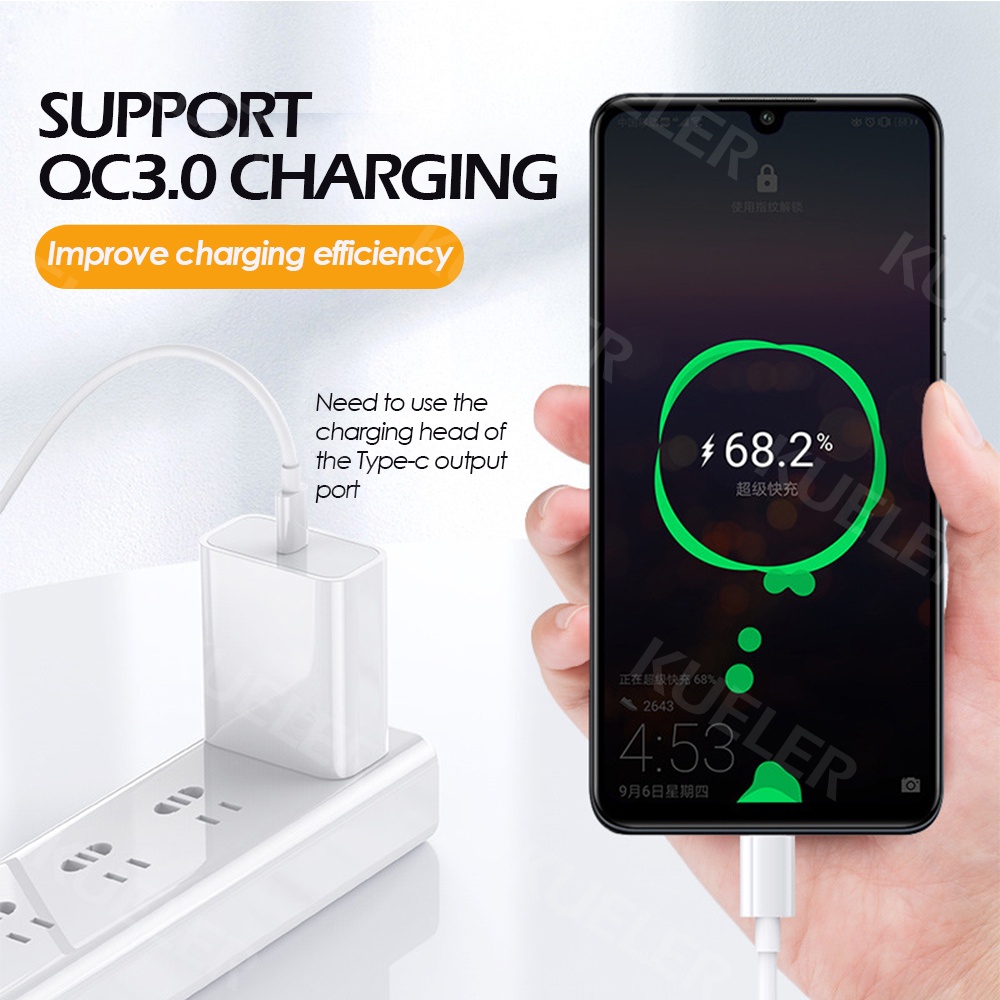 Dây sạc nhanh IPQC3.0 IP2m đầu TypeC