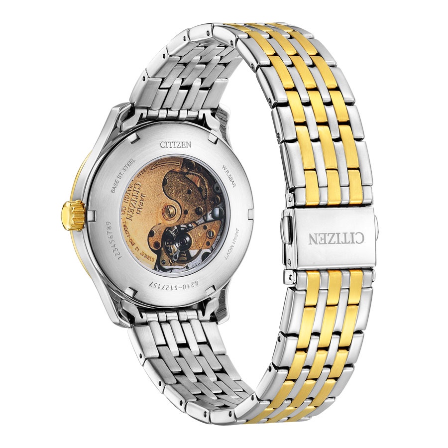 Đồng Hồ Nam Citizen Dây Thép Không Gỉ NJ0114-84E - Mặt Đen