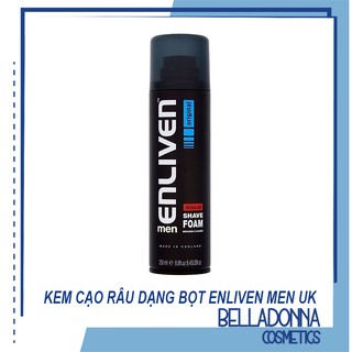 Kem cạo râu dạng bọt Enliven Mens Regular Shave Foam 250ml