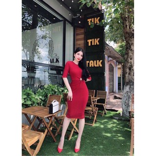 ĐẦM ÔM BODY XOẮN EO
