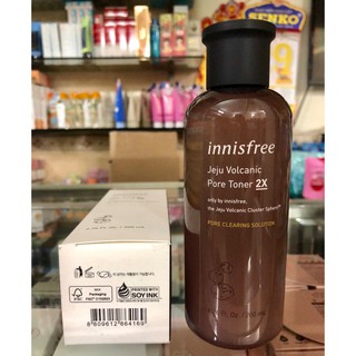 [Mẫu mới 2019] Toner giảm mụn đầu đen se khít lỗ chân lông Innisfree Jeju Volcanic Pore