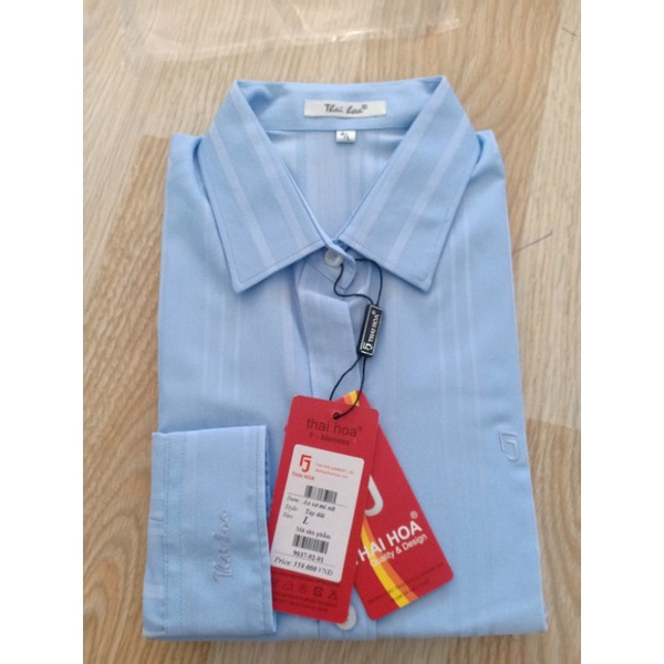 Áo sơ mi nữ Thái Hòa mã 9037 vải sợi tre co giãn