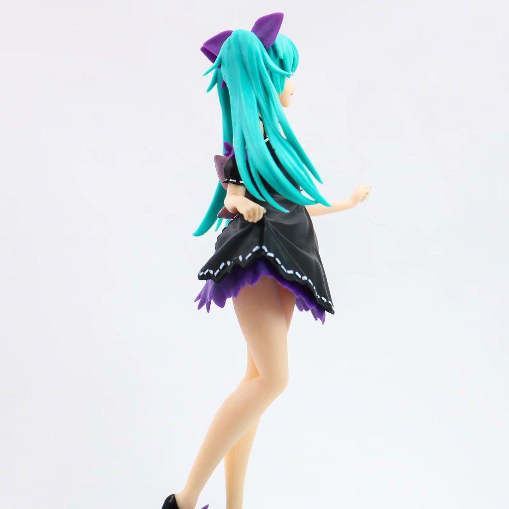 Mô Hình Nhân Vật Hatsune Miku Mặc Đầm Đen Trong REBUY1
