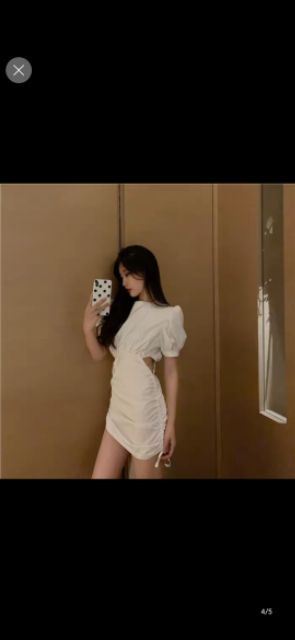 Đầm trắng dự tiệc sang trọng