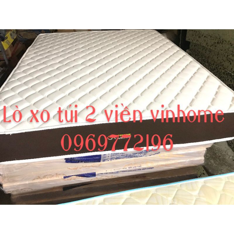 Nệm lò xo túi VinHome 1m6x2m dày 25cm - bảo hành 15 năm - Giao hàng miễn phí nội thành SG