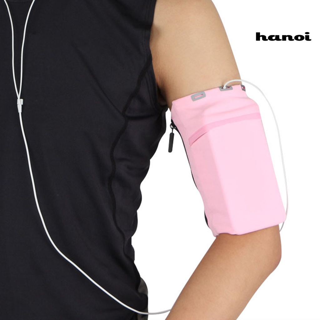 Túi đựng đồ đeo cổ tay bằng vải polyester mềm nhỏ gọn cho chạy bộ
