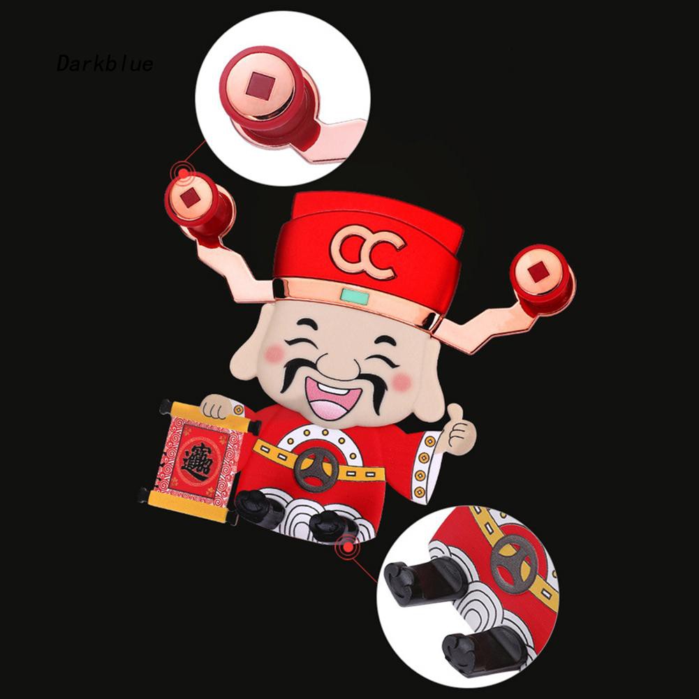 Giá đỡ điện thoại gắn lỗ thông khí xe hơi tiện lợi kiểu dáng ông thần tài dễ thương | BigBuy360 - bigbuy360.vn